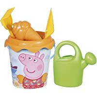 Peppa Pig Cubo de Playa Completo- Multicolor (Smoby 40237)